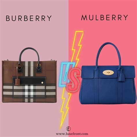 burberry vs mulberry bags